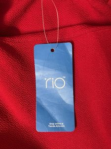 Chic Red Square Neck Short Sleeve Dress