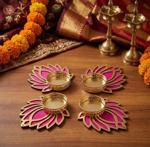 Lotus Tealight Holders (Set of 6)