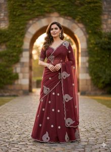 Elegant Lehenga Choli without blouse