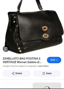 Chloe Black Leather Studded Handbag