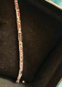 ladies pure silver bracelet 💓