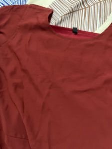 Combo Of. Kurti And Short Top