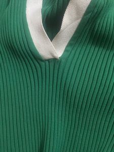 Green Knit Top