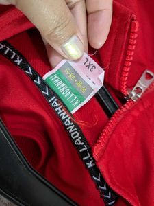 Red Zip-Up Jacket