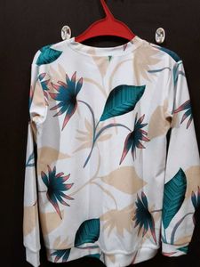 Floral Print Sweatshirt