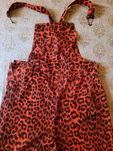 Animal Print Dungree