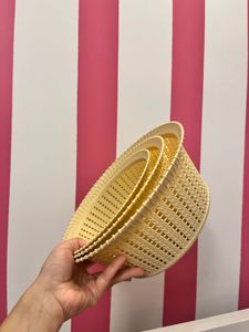 Set Of 5 Round Storage Basket