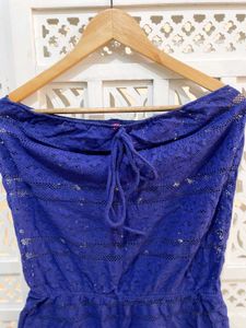 Victoria&#39;s Secret Royal Blue Ronper B