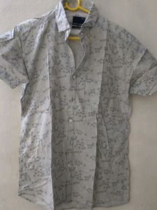 White Casual Wear Shirt For Men