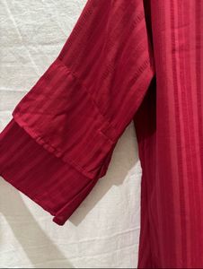 Maroon Striped Tunic
