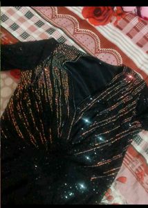 Sequin Embellished Party Gown