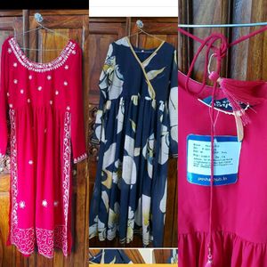 Kurta Pallazo Set Combo