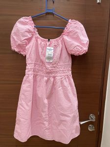 Pink Gingham Dress