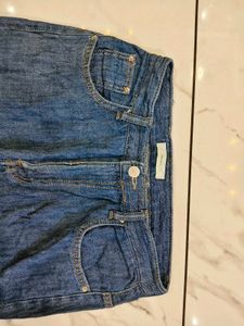 Wide Leg Denim Jeans