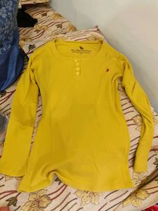 Yellow Long Sleeve Top