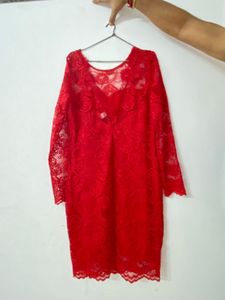 Red Lace Dress