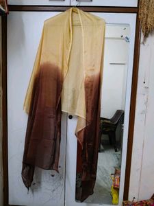 Cream Colour Kurta Set With Dupatta