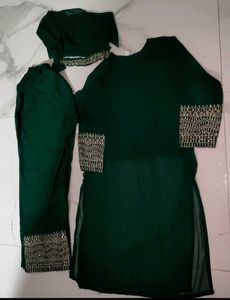 Emerald Green Salwar suit set