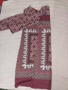Patterned Casual Dress