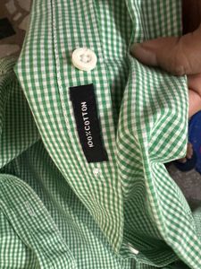 Green Checked Shirt