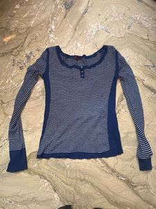 Striped Long Sleeve Top