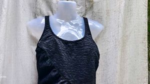 62108. Black One Piece Swimsuit