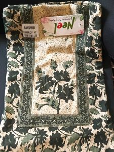 Neel Maheshwari Green Cotton Suit Fabric