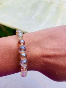 Citrine Crystal Bead Bracelet