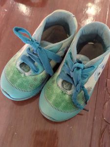 Baby Shoes - Blue/Green