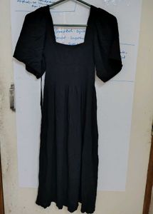 Black Smocked Dress