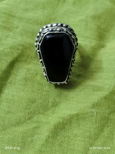 Black Stone Ring