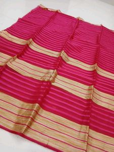 Cotton Silk Saree With Embroidery Blouse