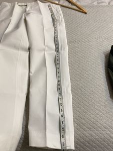 White Straight Leg Pants