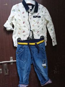 Boys&#39; Outfit: Shirt &amp; Jeans