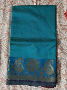 Elegant Teal Saree