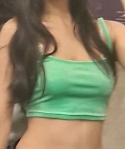 H&amp;m Green Crop Top