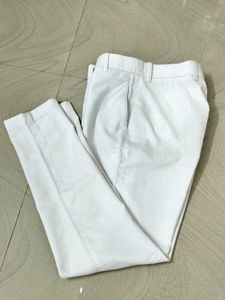 White Straight Leg Pants