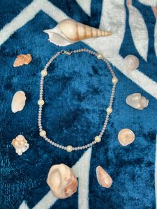 Pearl Necklace and bracelet set