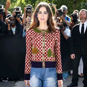 Cardigan With Patchwork Details