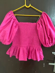 H&m Brand Hot Pink Top