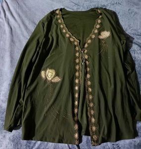 Elegant Olive Green Kurta