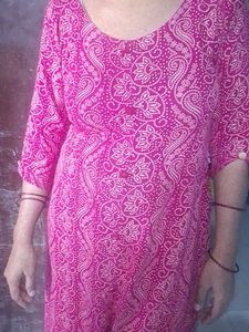 Pink Paisley Dress
