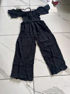 Black Off-Shoulder Jumpsuit