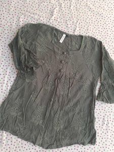 Embroidered Tunic Top