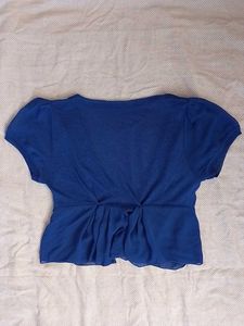 ⊹₊ ⋆ Blue Embellished Shrug ⋆ ₊⊹