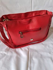 Red Satchel Bag