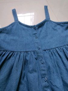 Denim Dungaree Frock