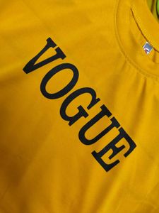 Mustard Crop T Shirt 🩷