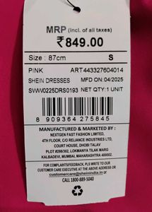 🔥 SHEIN Hot Pink Off-Shoulder Mini – FINAL ONE!