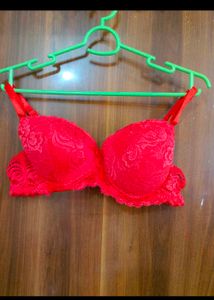 Red Lace Bra